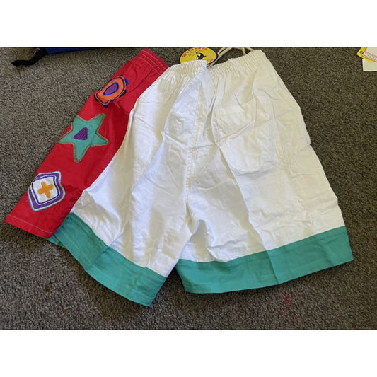 Fafa club size s swim shorts – made in usa | brand new & summer-ready (black or white) - swim boxers board - bottoms