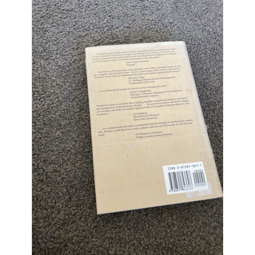 Harvard business school: breakpoints- how managers exploit radical change - print books book - business - condition: