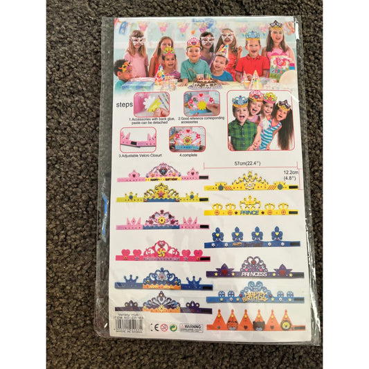 Felt kiid’s crowns craft kit - toy craft kits crafts