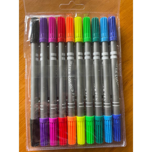 Color fine tip pens - 10 colors - pen & pencil sets stationery