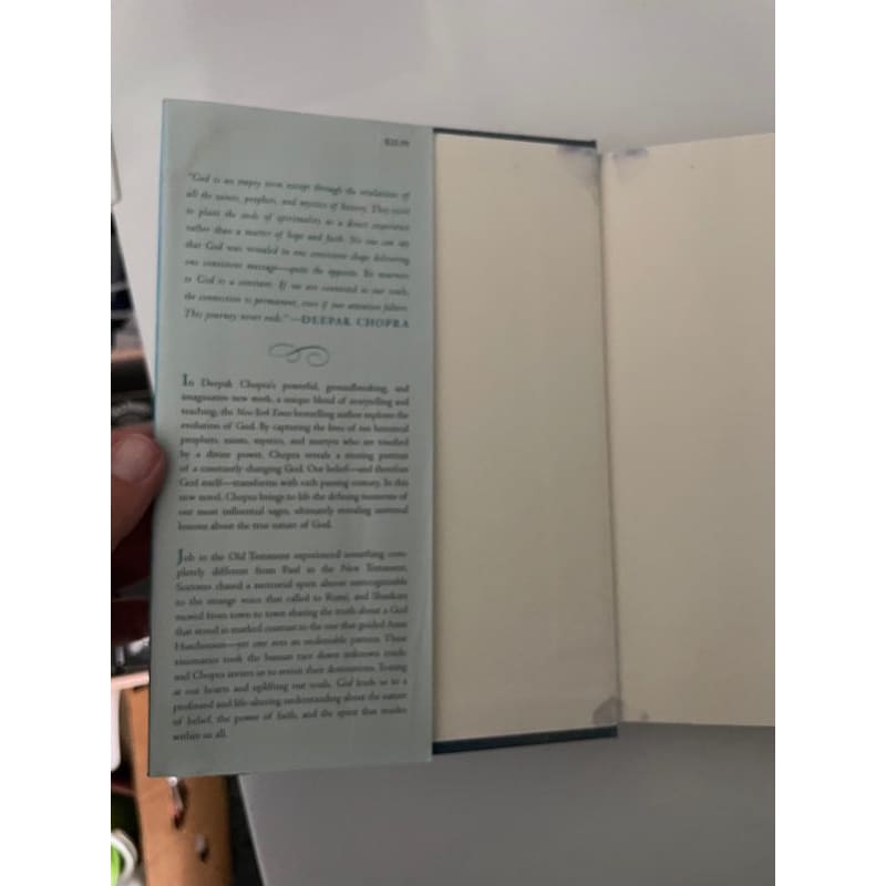 God - deepak chopra - first edition 2012 - print books book - condition: used - crime - fiction printed media