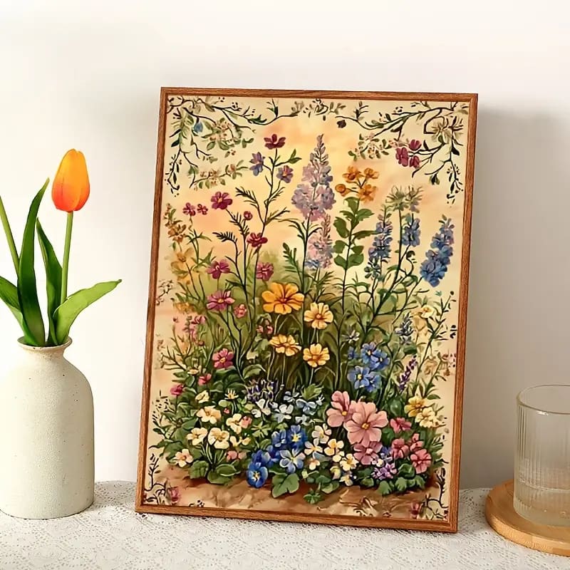 30x40cm cottage garden diamond painting kit - drawing & painting kits crafts
