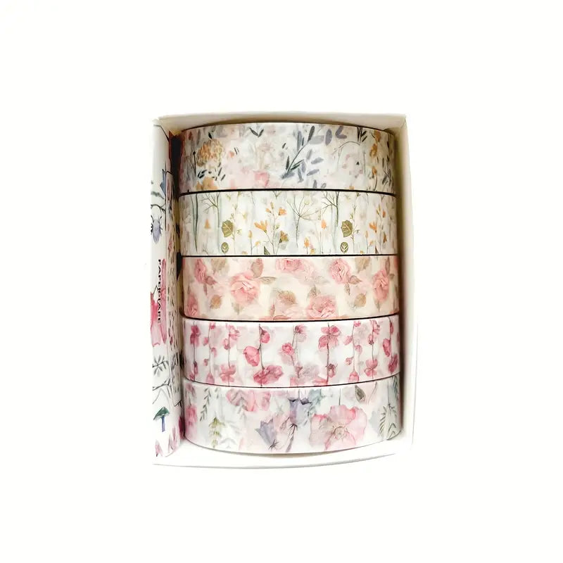 Floral washi tape - decorative tape crafts