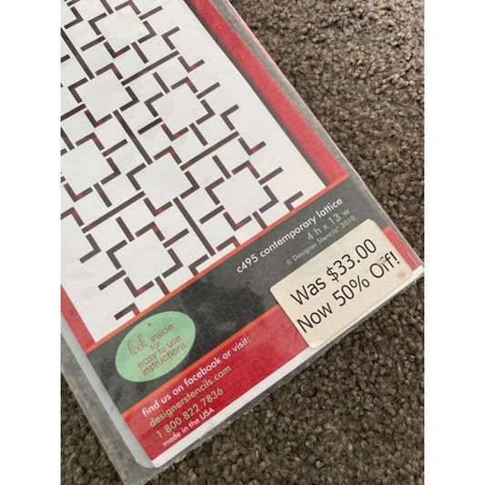 Lattice food grace stencil - food & drink stencils home & living - kitchen - kitchen & cooking - stencil home&living