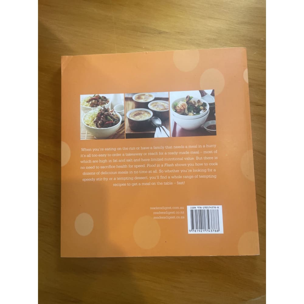 Good in a flash by readers digest - print books book - condition: used - food - gardening - recipe printed media