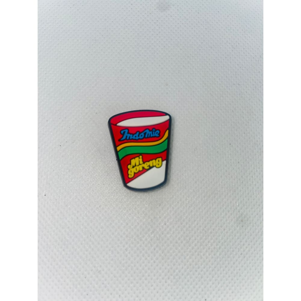 1x shoe charm – brand new – fun food-inspired styles - indomie mi goreng - shoe accessories clogs - shoe accessories