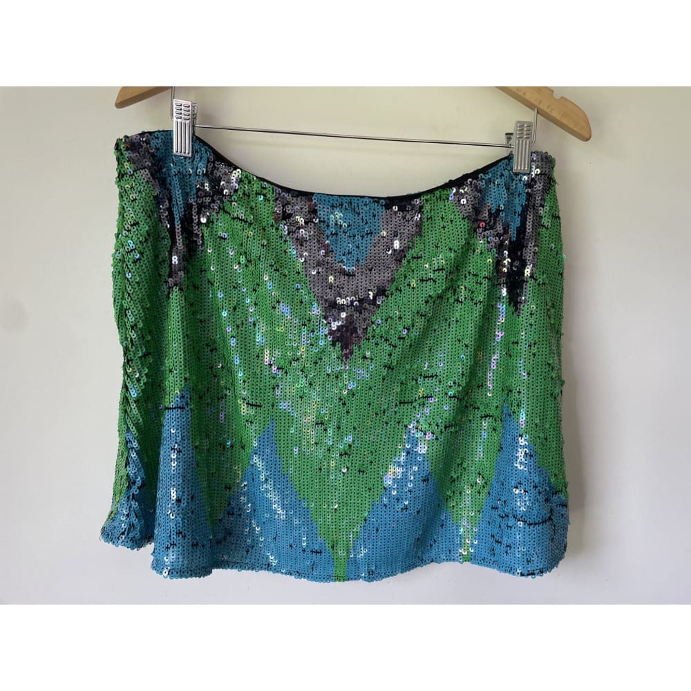 Bnwt french connection size 18 emin sequinned skirt - skirts bottom - clothing & fashion - skirt - skirts women’s