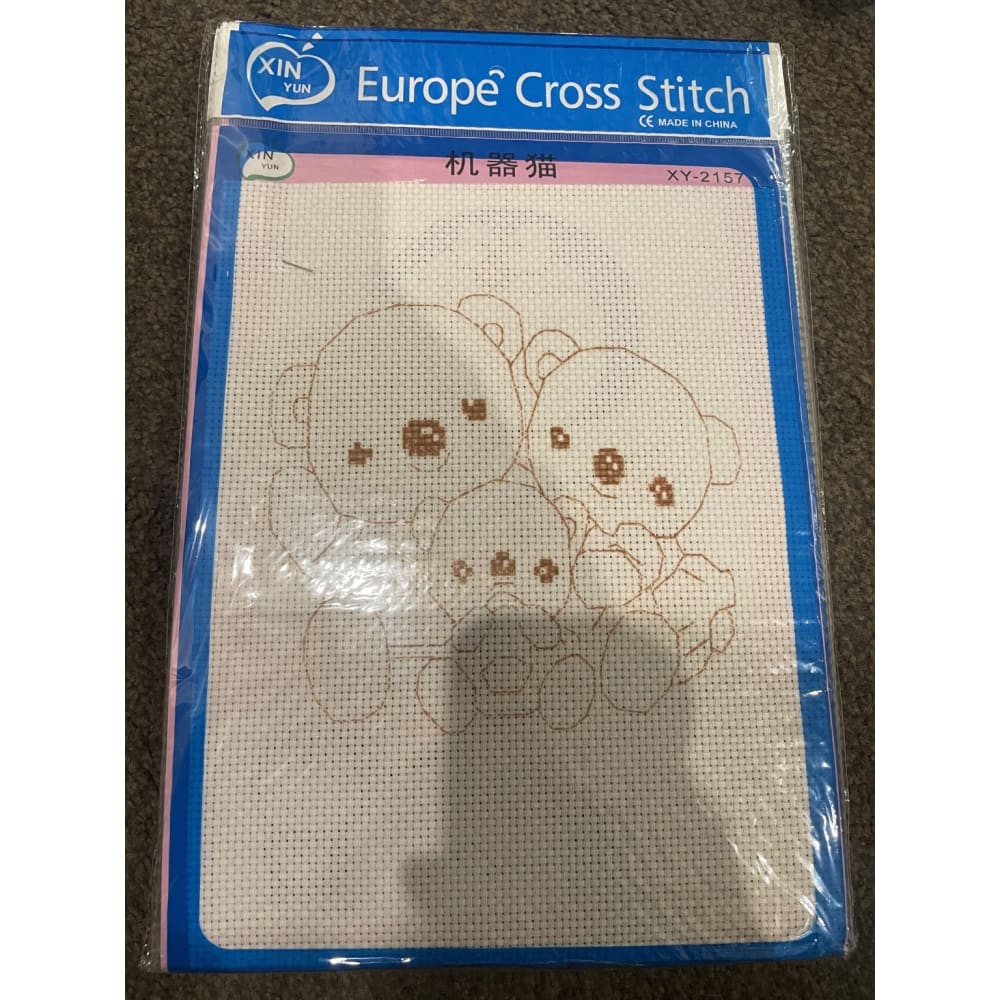 Full cross stitch kit – brand new – multiple designs available – a4 size pack - needlecraft kits crafts - cross-stitch