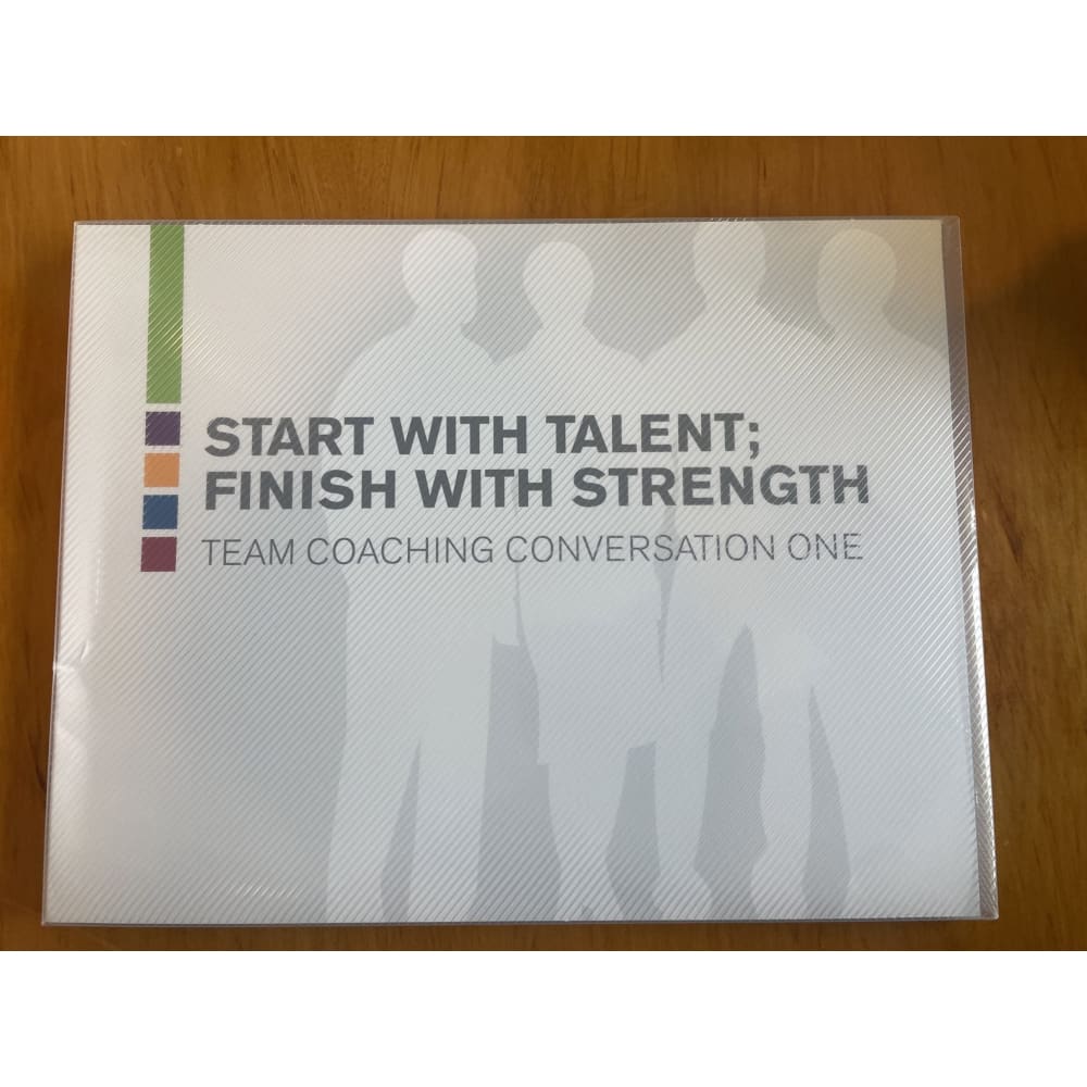 Gallup team coaching conversation one pack - print books book - coaching - training printed media