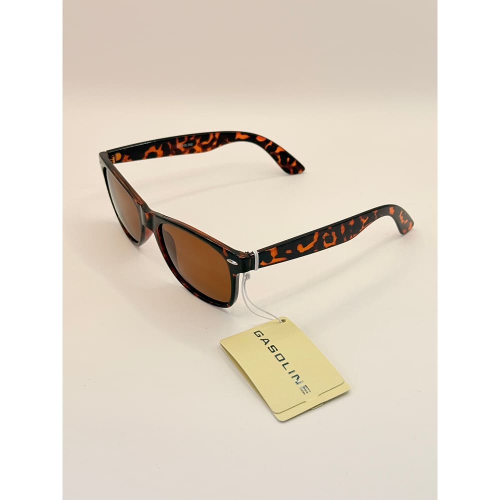 Gasoline classic frame tort brown sunglasses rrp $29.99 - sunglasses accessories women’s apparel