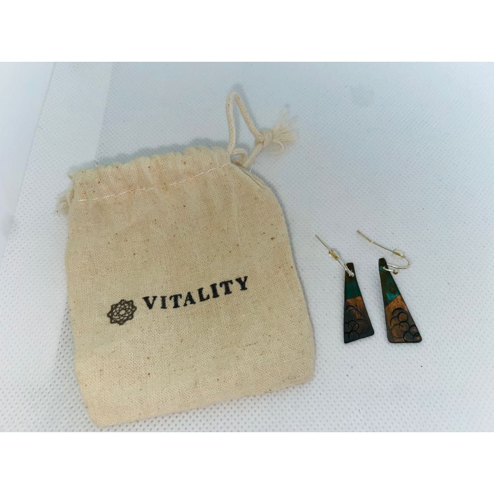 Geometric vitality metal earrings - earrings earrings - jewelry fashion accessories