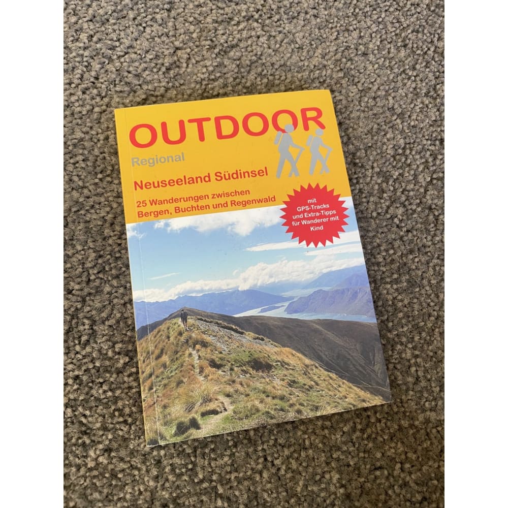 German guide to the south island nz - print books book - guide - travel printed media