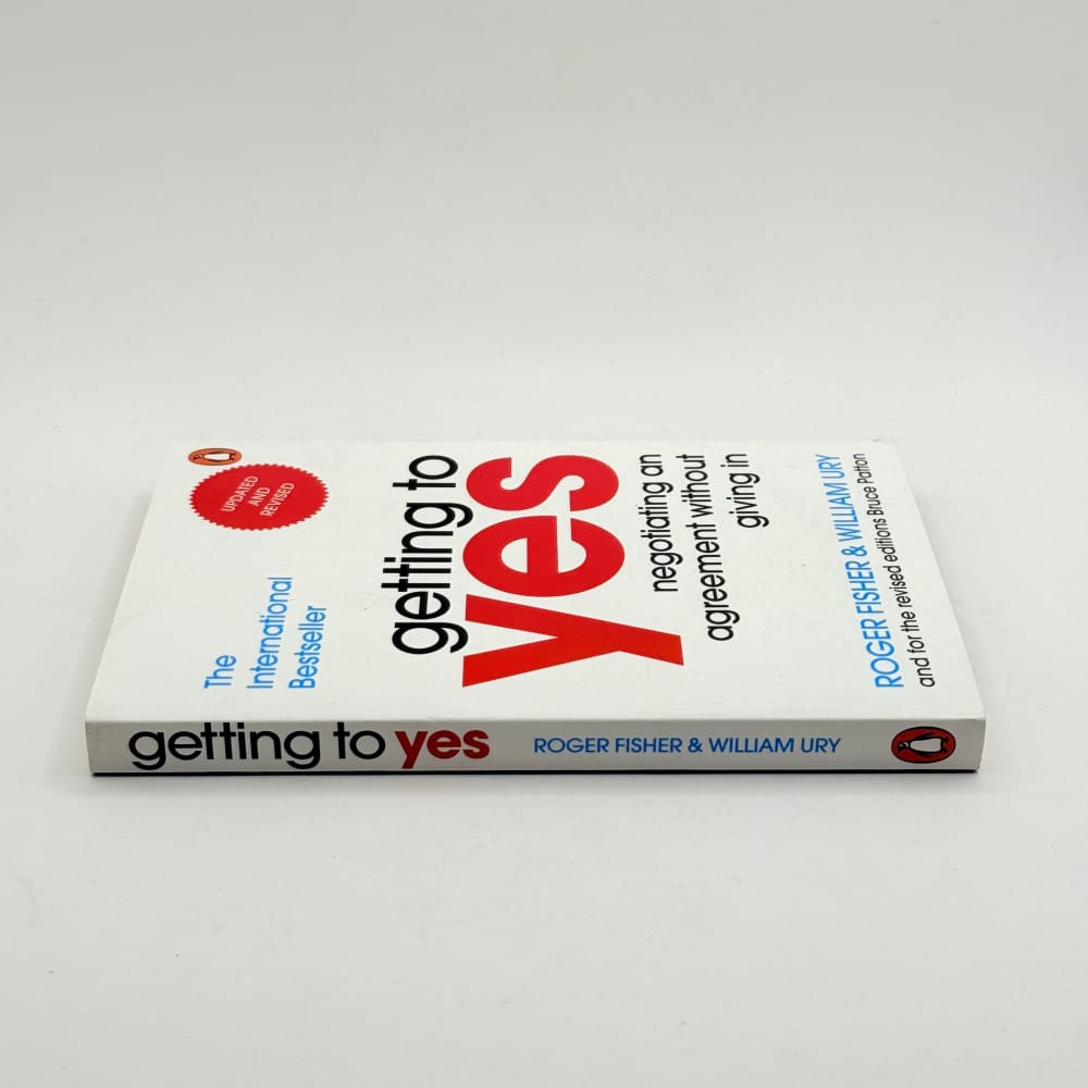 Getting to yes by roger fisher & william ury - print books whatâs new printed media