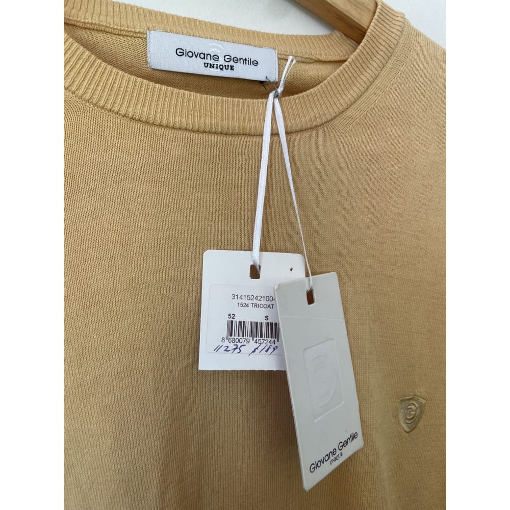 Giovanni gentile 100% cotton knit jumper – size s | bnwt | rrp $189 - sweaters clothing & fashion - men - sweatshirt