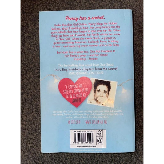 Girls online - zoe sugg - print books book - fiction - literature printed media