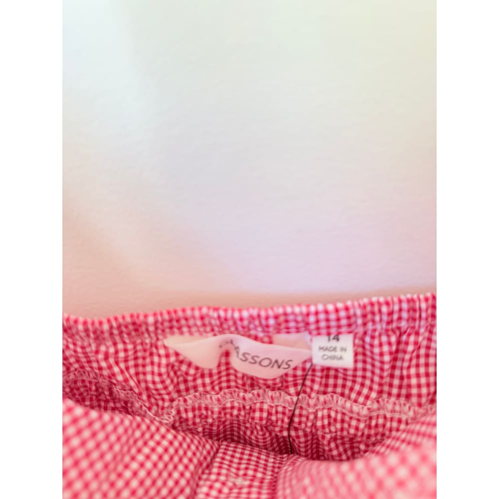 Glassons size 14 filly cherry gingham top rrp $29.99 - clothing tops top women’s apparel