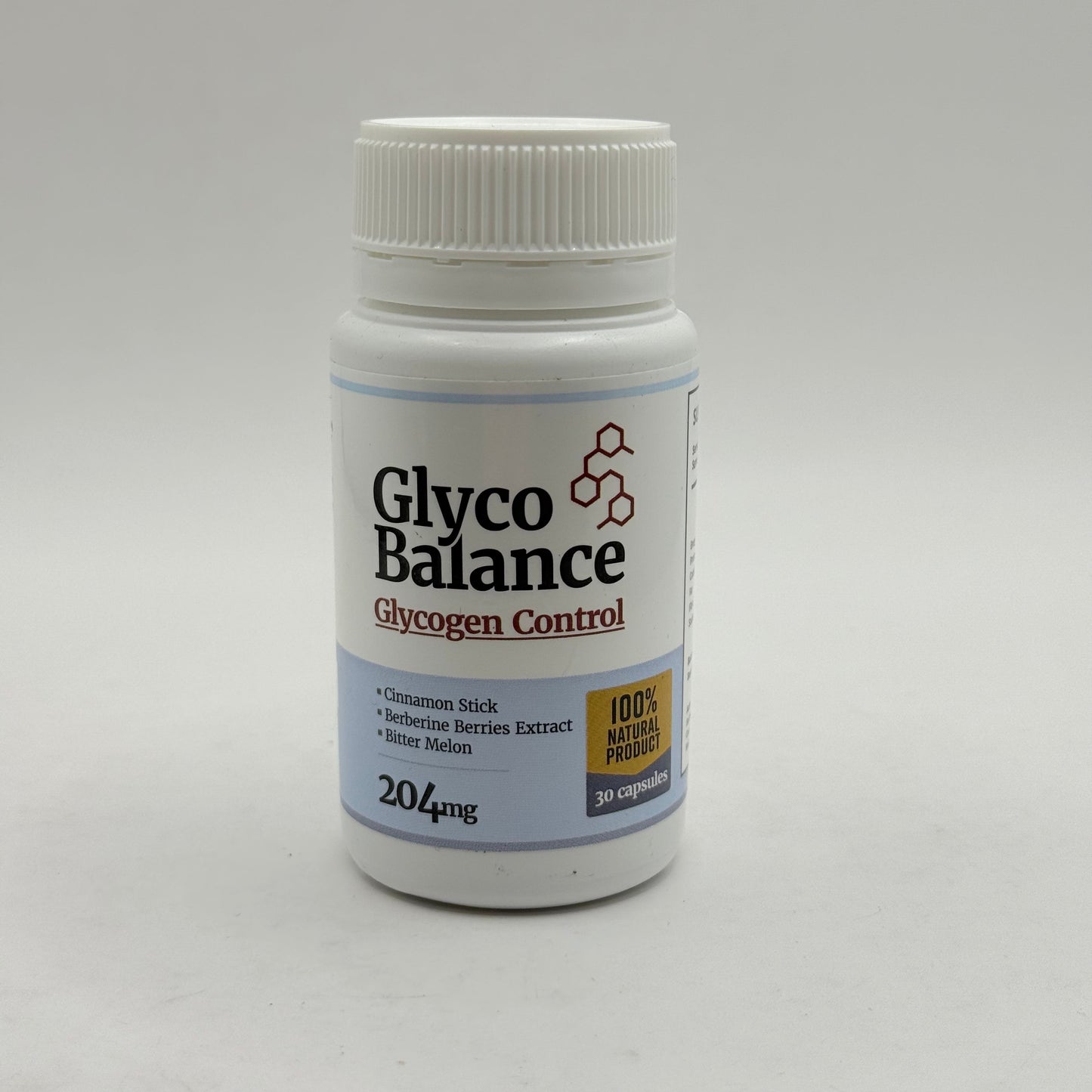 Glyco balance glycogen control – 100% natural supplement (30 capsules) - herbal supplements health and wellness