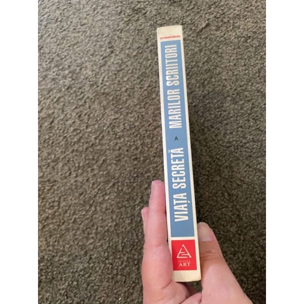 Romanian book: the secret life of great writers - print books biography - book - condition: used - literature printed