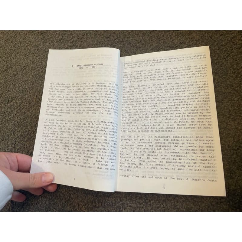Steps in faith: a history of the parish of all saints wanganui east - print books book - condition: used - history