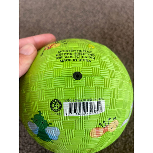 Fun and colorful green inflatable ball for toddlers - inflatable bouncers toys