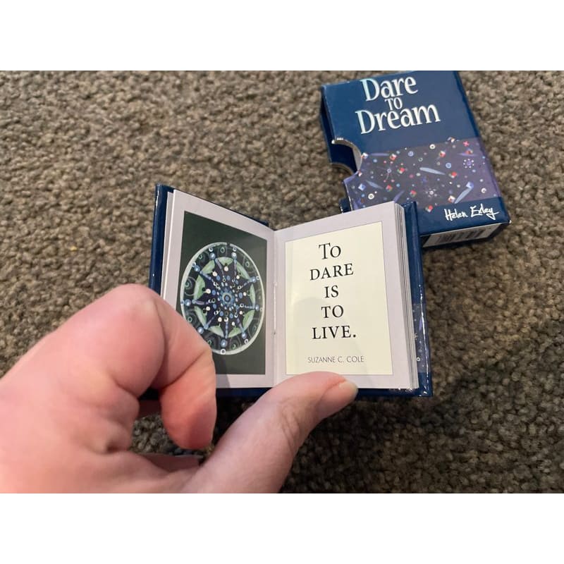 Dare to dream mini giftbook - helen exley - greeting card organizers books - stationery stationery