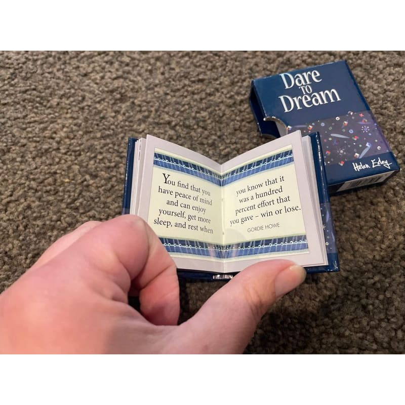 Dare to dream mini giftbook - helen exley - greeting card organizers books - stationery stationery