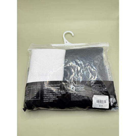 H&h size s waffle singlet/hingapeti 2-pack - men’s undergarments underwear & basics men’s apparel