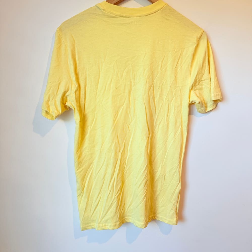 H&h size xs men’s classic crew neck t-shirt - yellow - t-shirts tops men’s apparel