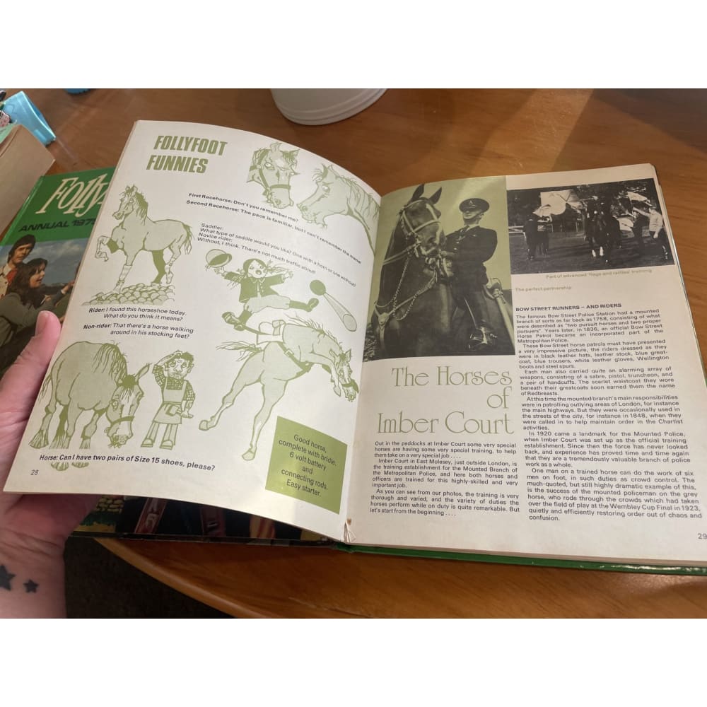 Follyfoot annual 1975 - print books book - children’s - condition: used - fiction printed media
