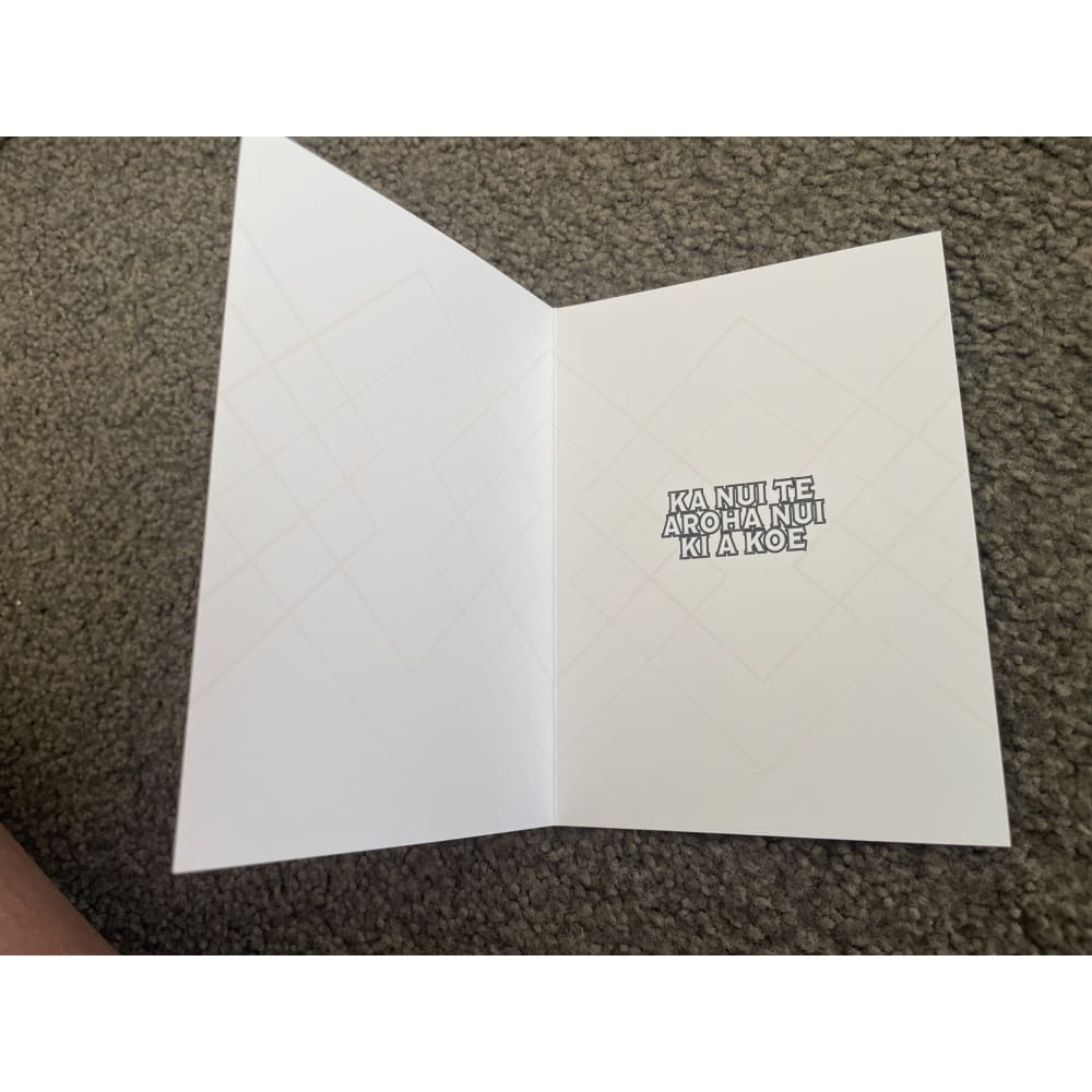 Hari huritau birthday cards â 6-pack a6 cards & envelopes â koro or papa - greeting cards greeting cards - seasonal &