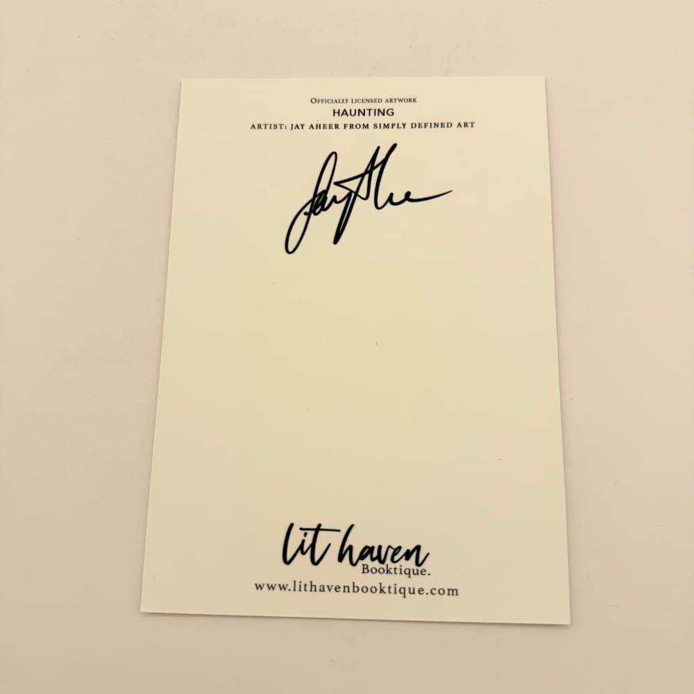 Haunting by jay aheer officially licensed art print - prints habit product