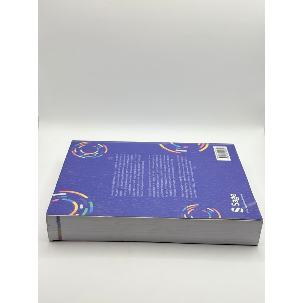 Health psychology: theory research and practice 7th edition - e-books condition: used printed media