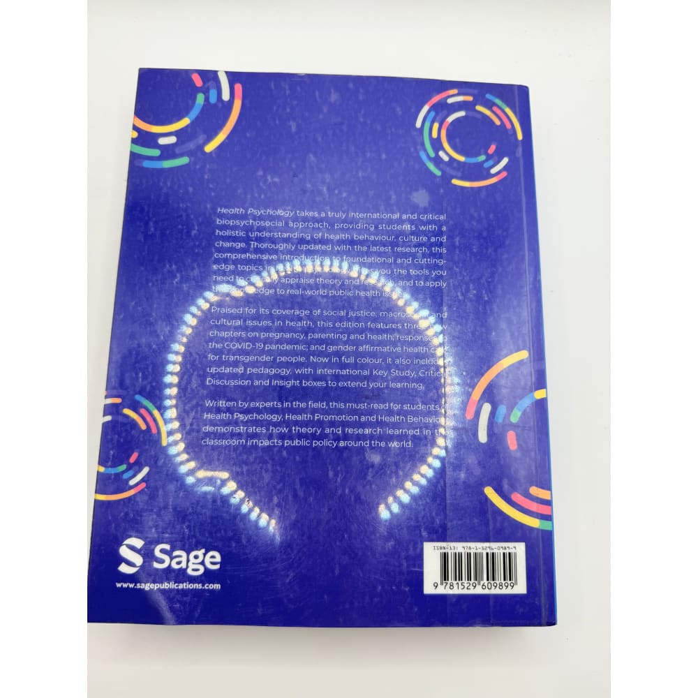 Health psychology: theory research and practice 7th edition - e-books condition: used printed media