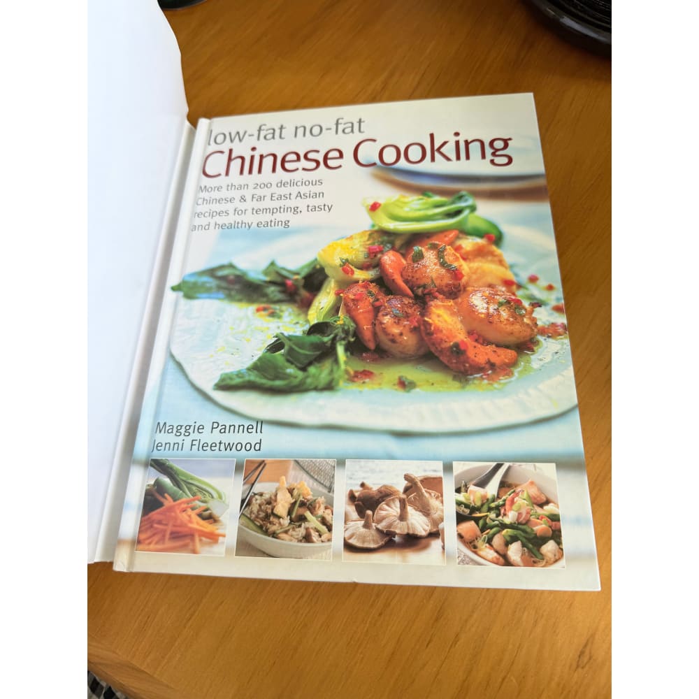 Low-fat no-fat chinese cooking by maggie pannell and jenni fleetwood - print books condition: used printed media