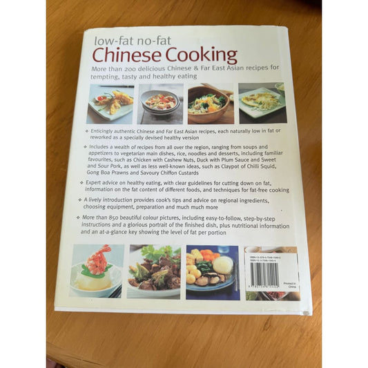 Low-fat no-fat chinese cooking by maggie pannell and jenni fleetwood - print books condition: used printed media