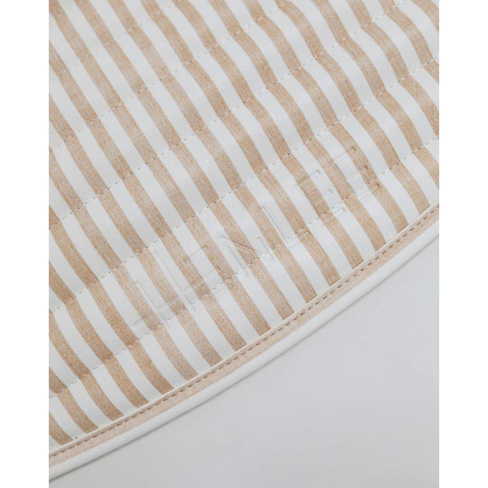 Henlee quilted play mat - fawn stripe - play mats baby essentials