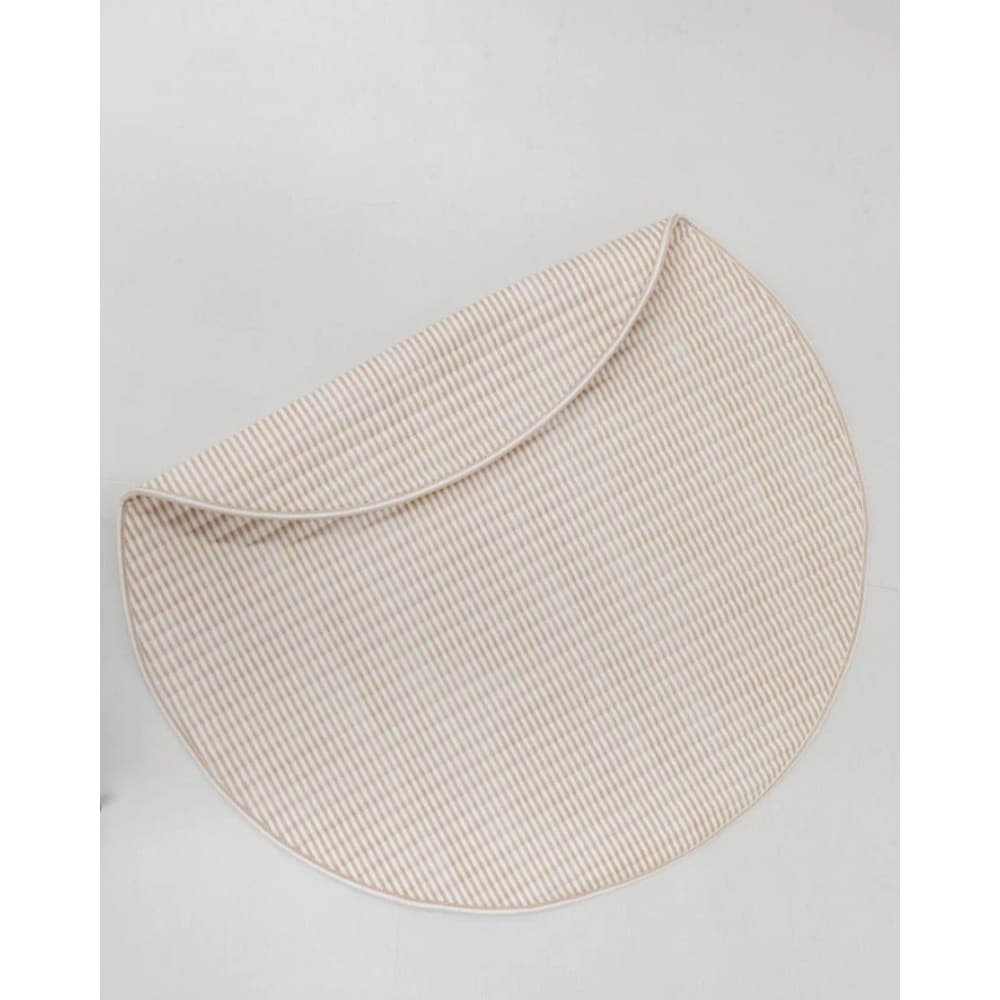 Henlee quilted play mat - fawn stripe - play mats baby essentials