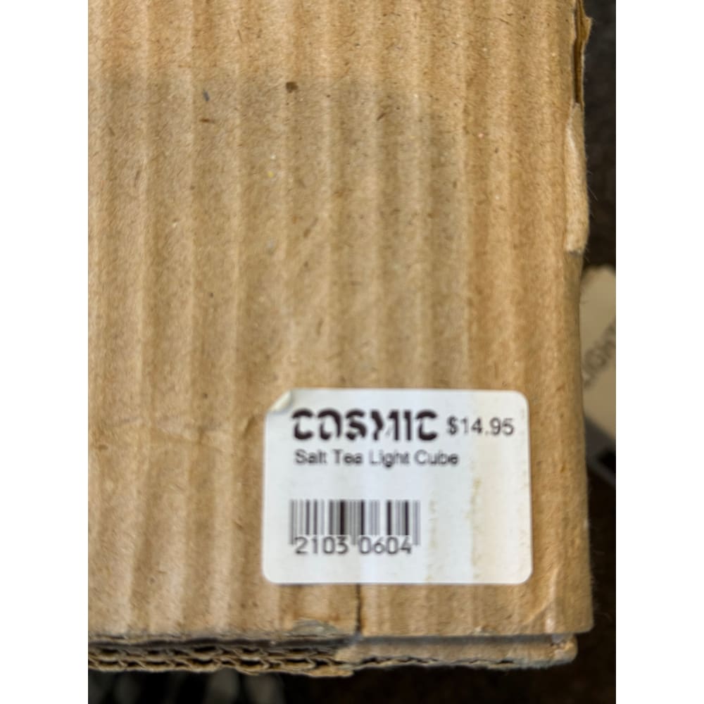 Salt tea light cube - candle holders home&living materials