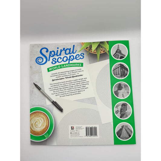 Spiralscopes: world landmarks - drawing & painting kits crafts