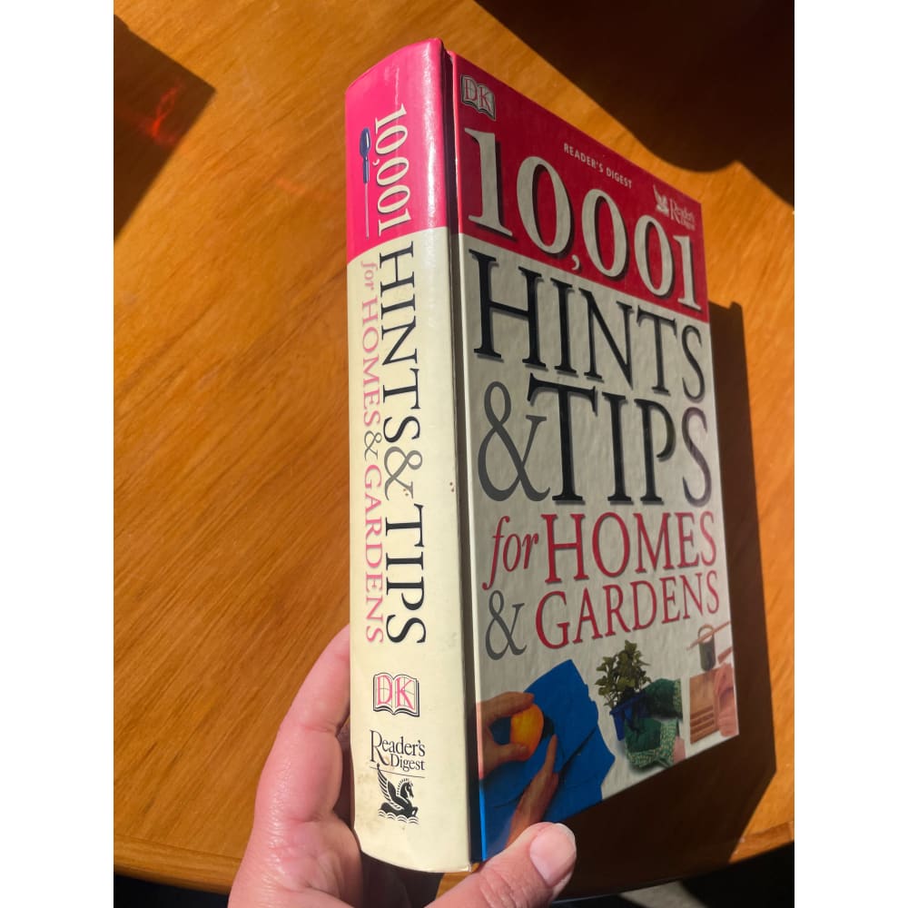 Dk readers digest 10,001 hints & tips for homes & gardens - print books book - condition: used - diy - non-fiction