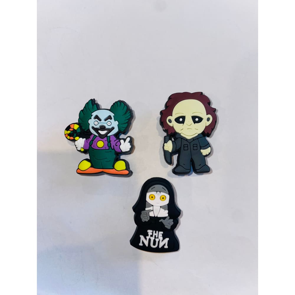 3x horror movie shoe charms - 5 - shoe accessories clogs - shoe accessories - shoe charms fashion accessories