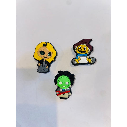 3x horror movie shoe charms - shoe accessories clogs - shoe accessories - shoe charms fashion accessories