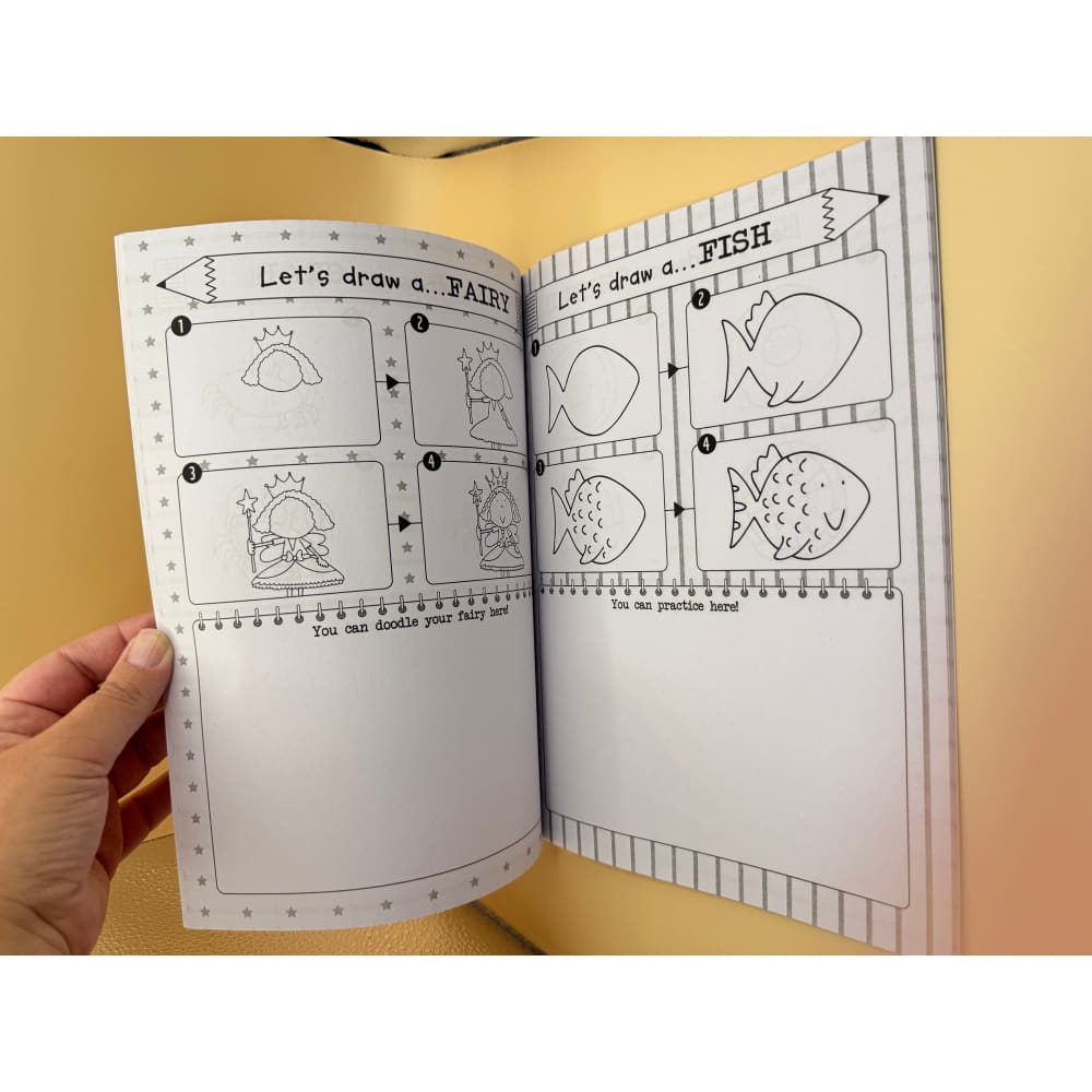 Let’s draw magical creatures step by step - print books printed media