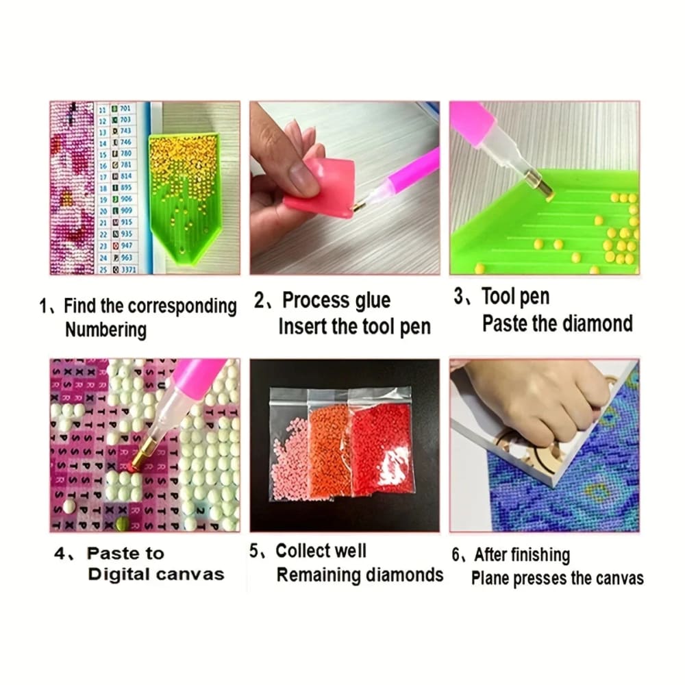 40x40cm hydrangea diamond art kit - art & craft kits crafts