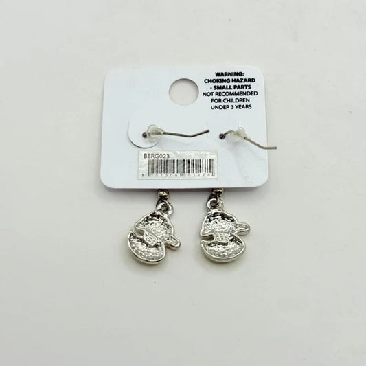 Pink Poppy Girls Green Pony Drop Earrings