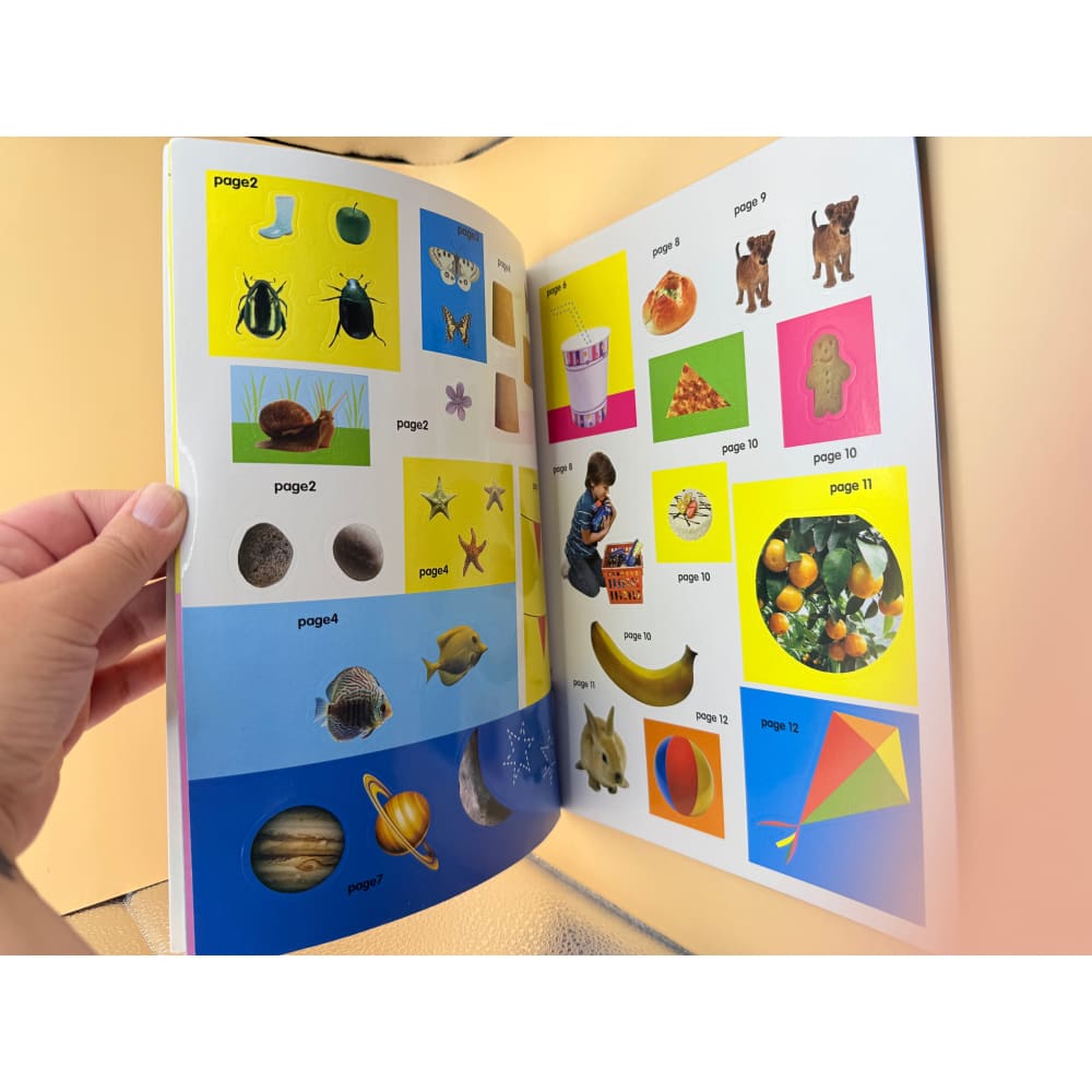 Learn with stickers: numbers - educational toys printed media