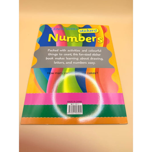 Learn with stickers: numbers - educational toys printed media