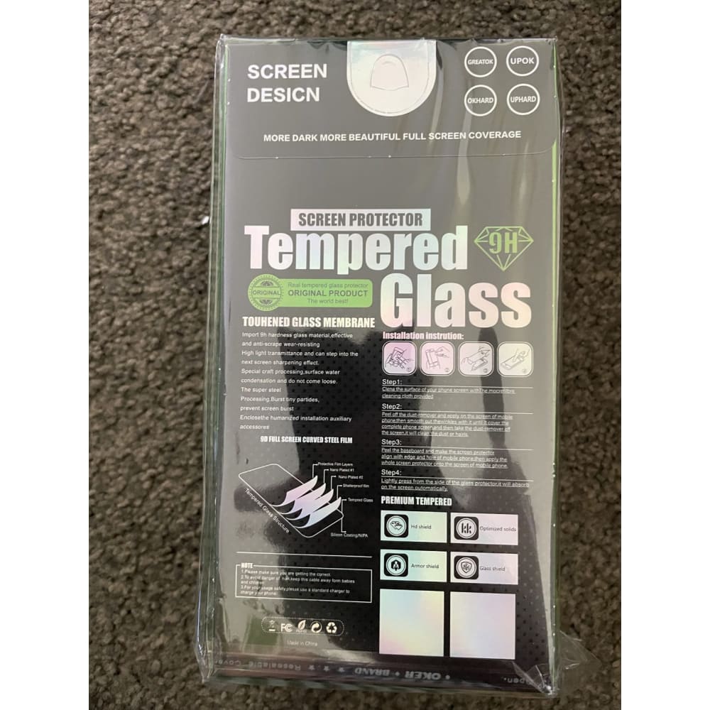 Luminous full cover tempered glass for iphone 13 mini - mobile phone cases electronics & accessories - iphone - mobile