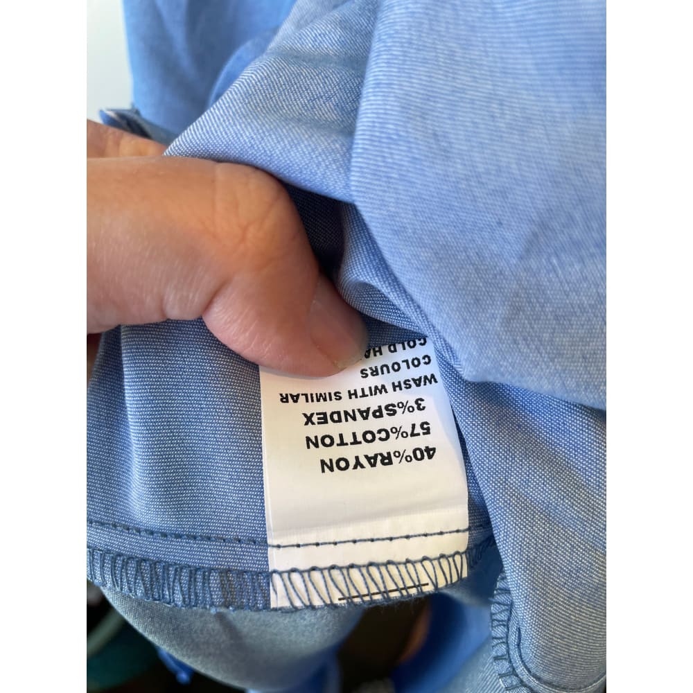 Iris maxi shirt dress – size 8 (brand new cut-label rayon cotton blend) - dresses bnew label cut branded clothing