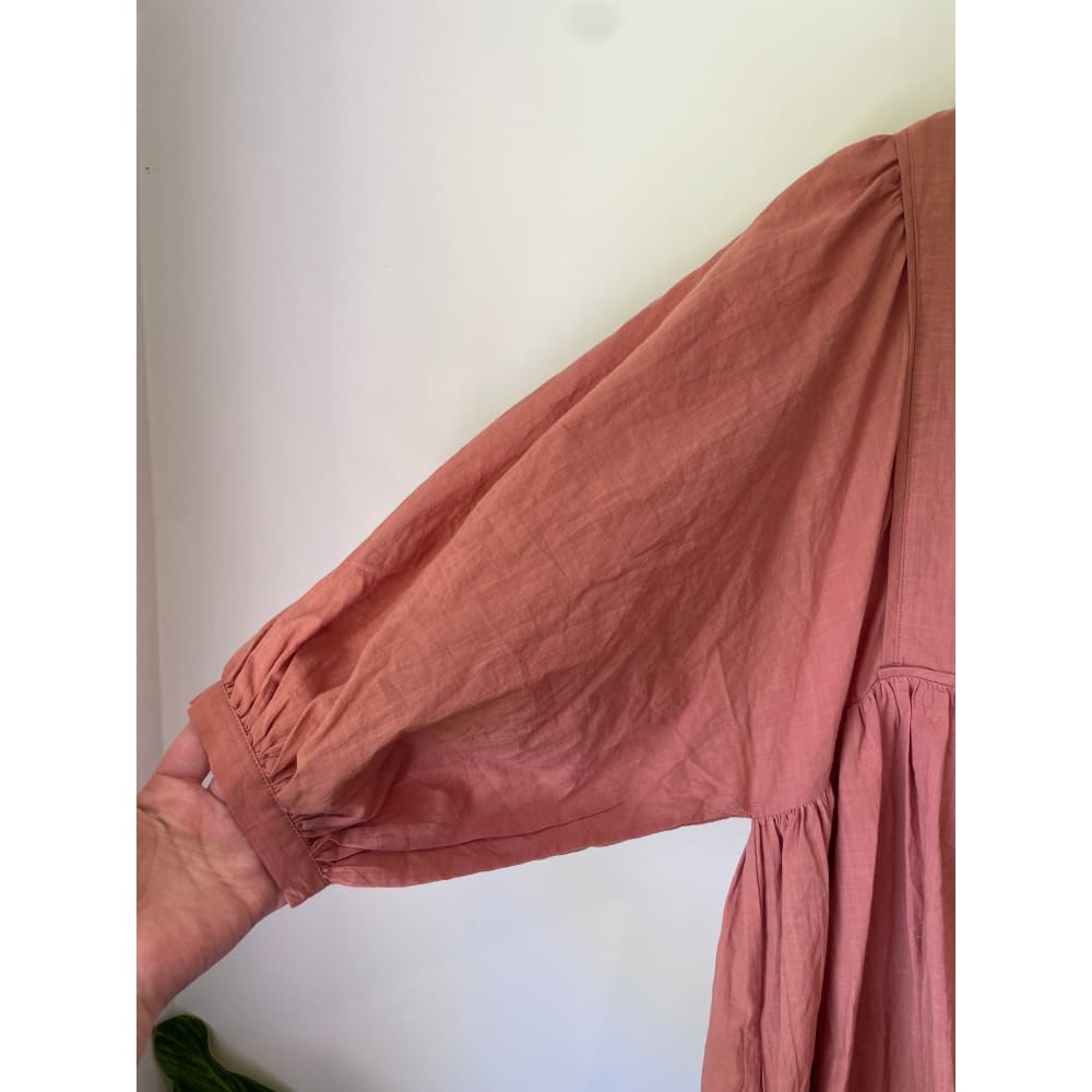 Iris maxi petite mini dress – size 10 – cotton/rayon blend – brand new cut label - dresses blouse - bnew label cut